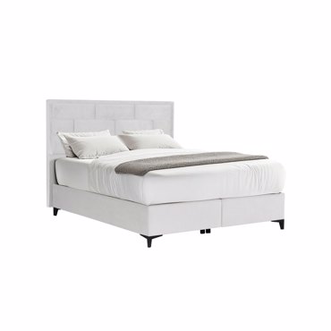 Liberta - Maison BRICK Κρεβάτι με Αποθ. Χώρο Off White 16-450 215x165x121cm (για Στρώμα 160x200cm) 09-2153