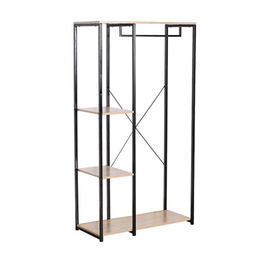Liberta-Maison Mode Ντουλάπα Sonoma Μαύρο 90x40x167cm 18-0013