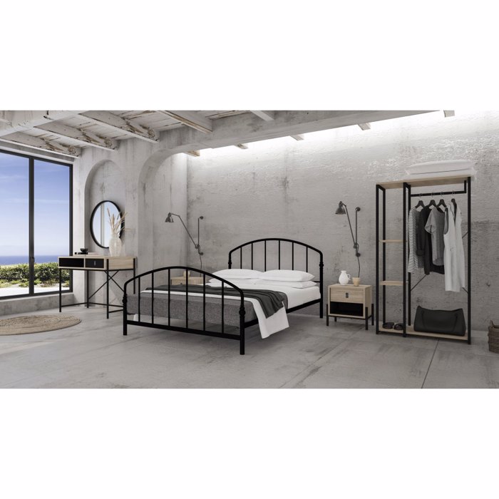 Liberta-Maison Mode Ntoulapa Sonoma Mavro 90x40x167cm 18-0013