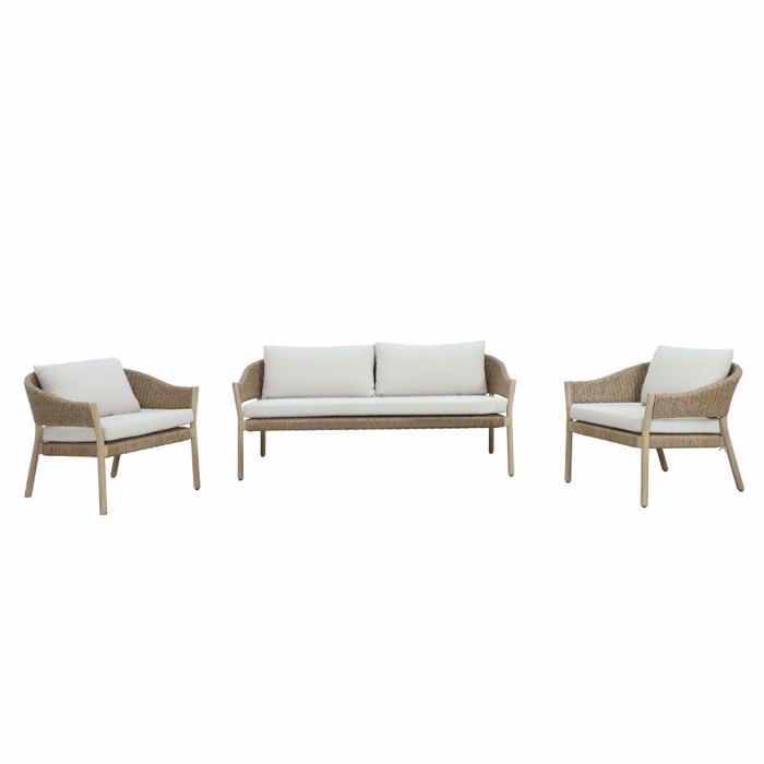 Liberta - Maison SUMATRA Set Saloni Exoterikou Xorou Fusiko/Beige 22-0245