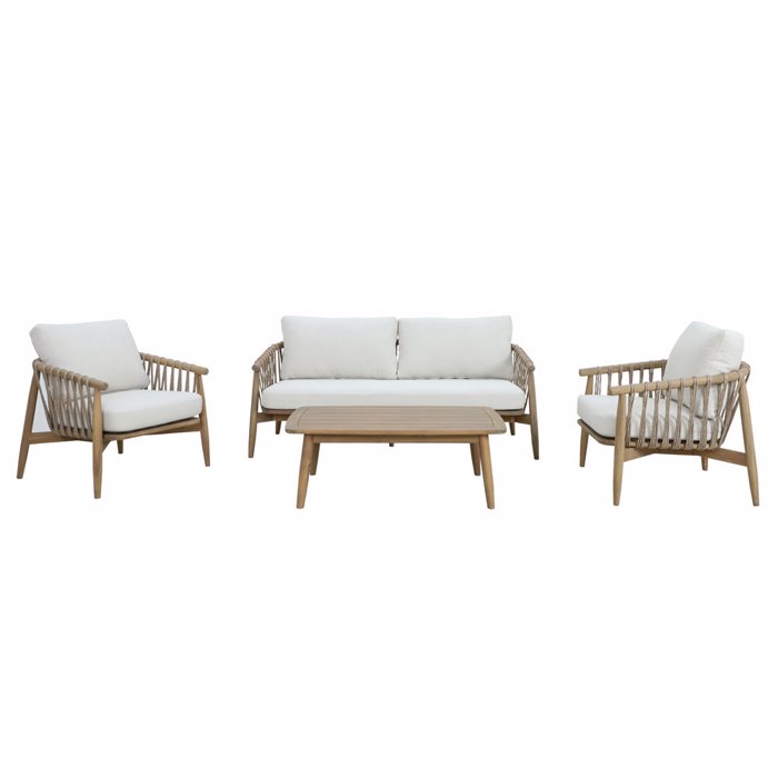 Liberta - Maison CORDA Set Saloni Exoterikou Xorou Fusiko/Lefko 22-0274
