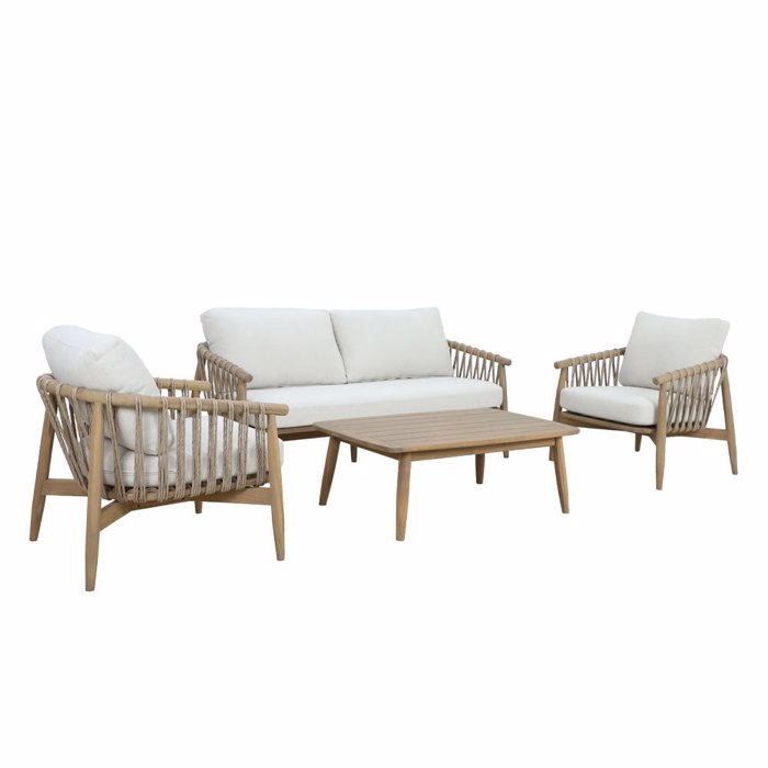 Liberta - Maison CORDA Set Saloni Exoterikou Xorou Fusiko/Lefko 22-0274