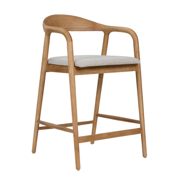 Liberta-Maison Tutto Σκαμπό Bar Oak Beige 62x56x93cm 26-0110