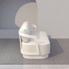 Liberta - Maison TORRE Set Saloni Exoterikou Xorou Off White 198x81x66cm 49-0006