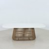Liberta - Maison SIRACUSA Trapezi Lefko 220x110x77.5cm 52-0001