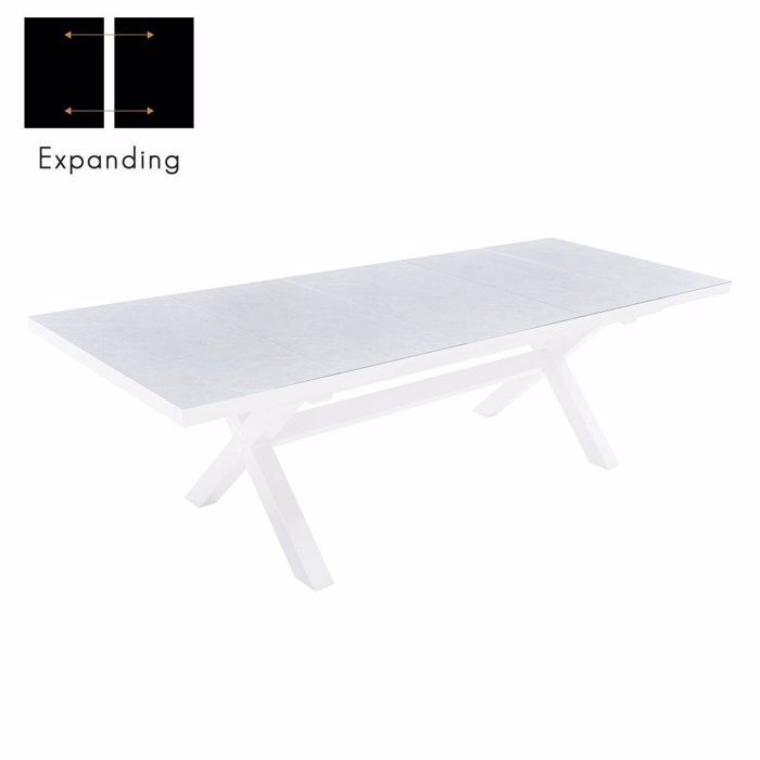 Liberta - Maison SORPRESA Trapezi Epekrinomeno Ggri Latte Lefko 202x101x77cm 52-0016