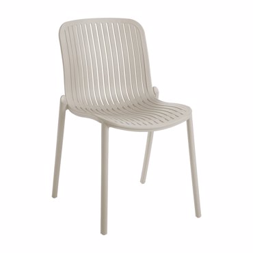 Liberta - Maison BRIO Καρέκλα Off White 58x56.5x82cm 53-0008