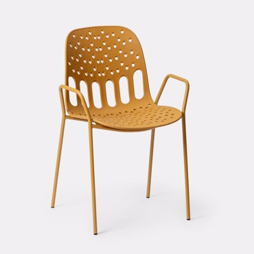 Liberta - Maison LIDO Καρέκλα Μουσταρδί 57x55.5x80cm 53-0010