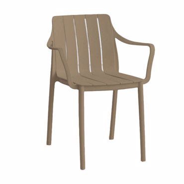 Liberta - Maison PORTO Καρέκλα Mocca 57x54.5x80cm 53-0063