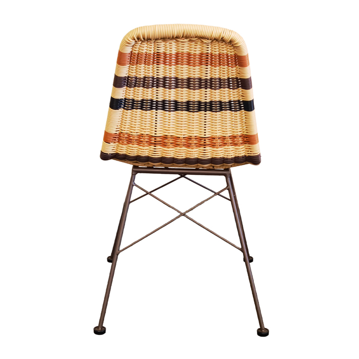 Liberta-Maison Earthy Karekla Bez Ekai Mavro 44x57x81cm 53-0081