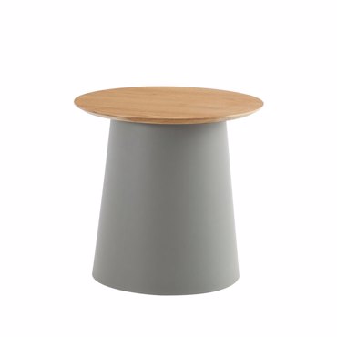 Liberta - Maison ZENTRA Coffee Table Φυσικό/Γκρι Φ50x47.5cm 54-0015