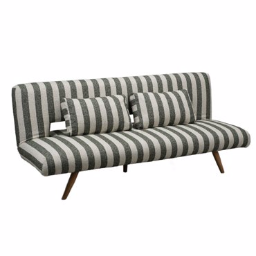 Liberta - Maison LA SPEZIA Καναπές Κρεβάτι Τριθέσιος Off White Λαδί 188x81x88cm 70-0447