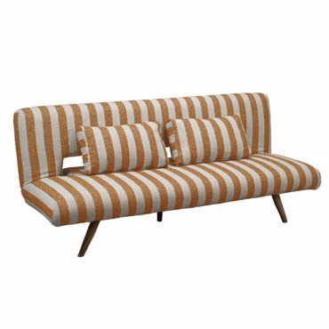 Liberta - Maison LA SPEZIA Καναπές Κρεβάτι Τριθέσιος Off White Terracotta 188x81x88cm 70-0449