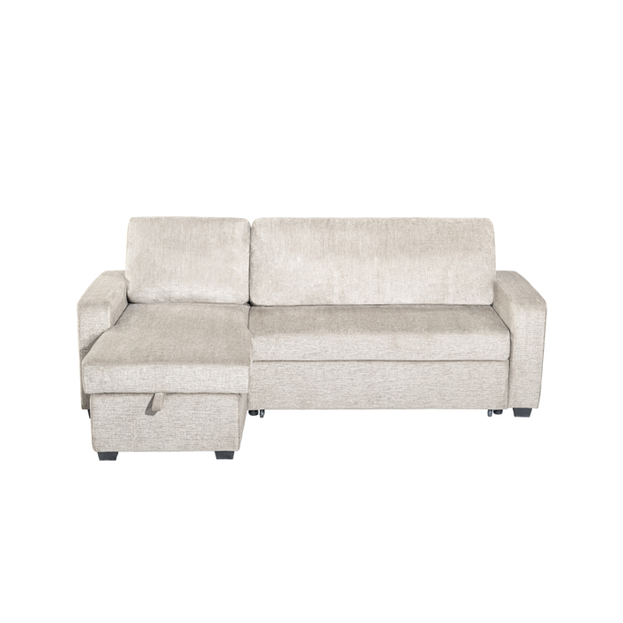 Liberta - Maison TRESOR Kanapes Krebati me Anastrepsimi Gnia Off White 223x145x91cm 70-0452