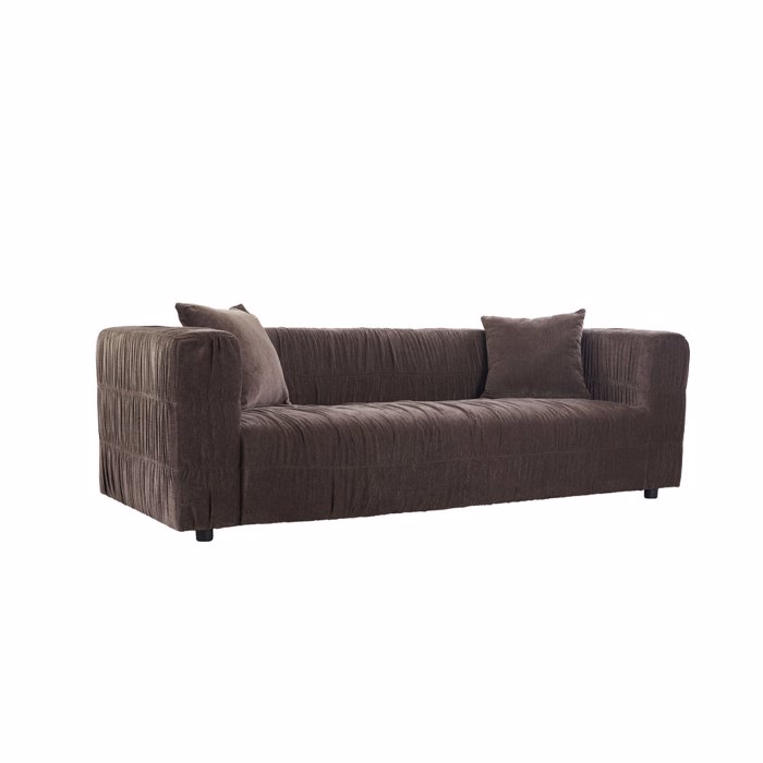 Liberta-Maison Plisse Kanapes 3ThESIOS Kafe 228x97x70cm 70-0476