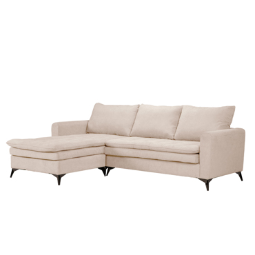 Liberta - Maison SCANDALO Καναπές με Αναστρέψιμη Γωνία CREAM ASTI 1 265x188x99cm 71-0390