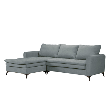Liberta-Maison Scandalo Καναπές Γωνια Αναστρεψιμη Γκρι Asti 13 265x188x99cm 71-0391