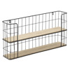 Inart Rafiera Toixou Metalliki Xulini Mavri Natural 66X14X23 6-50-299-0008
