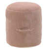 Inart Pouf ufasmatino Somon D45X45 7-50-123-0010