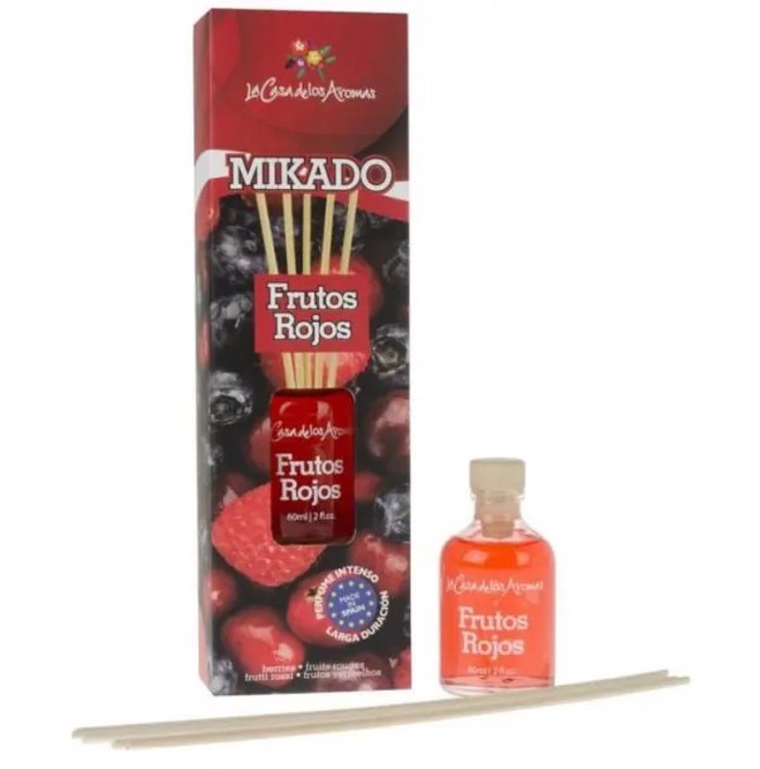 AROMATIKO XOROu ME STICKS AROMA KOKKINA FROuTA 50ML 034375
