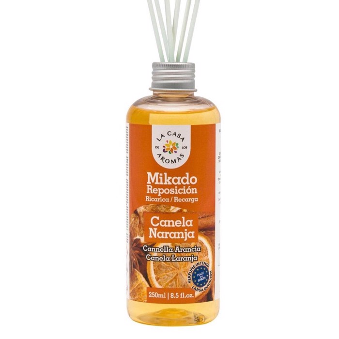 AROMATIKO XOROu ME STICKS KANELA-PORTOKALI 250ML REFILL 047658