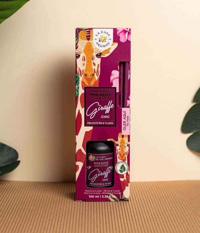 AROMATIKO XOROu ME STICKS PASSION YLANG & RODAKINO 'GIRAFFE CHIC' 100ML 049690