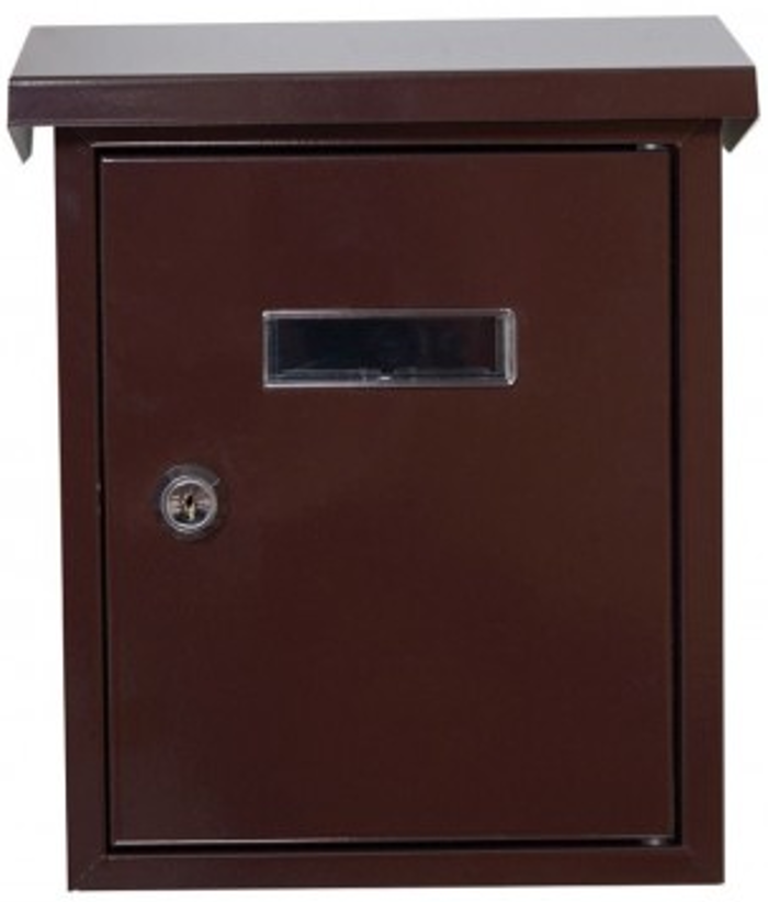 Import Hellas Gammatokibotio Metalliko Kafe 19x6x25.5cm TX-082 BROWN