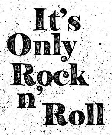 Ρόλερ με Ψηφιακή Εκτύπωση 'It'S Only Rock And Roll' E581