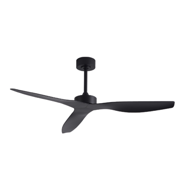 it-Lighting Ανεμιστήρας Οροφής από ABS Μαύρος 130cm (102000625)