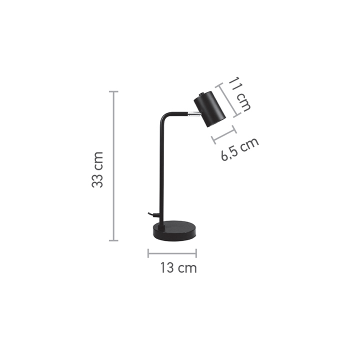 InLight Epitrapezio fotistiko se lefko xroma 1XGU10 F33cm (3015-WH)
