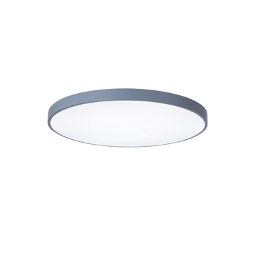 InLight Πλαφονιέρα Οροφής LED 24W 3CCT από Γκρι Μέταλλο και Ακρυλικό Φ30x5cm (42035-D-Gray)
