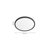 Inlight Plafoniera Orofis LED 32W 3CCT se Asimi Apoxrosi F40x2.5cm (42036-C-Silver)