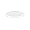 Inlight Plafoniera Orofis LED 38W 3CCT apo Lefko Metallo kai Akruliko F80x5cm (42044-A-White)