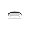 Inlight Plafoniera Orofis LED 38W 3CCT apo Lefko Metallo kai Akruliko F80x5cm (42044-A-White)