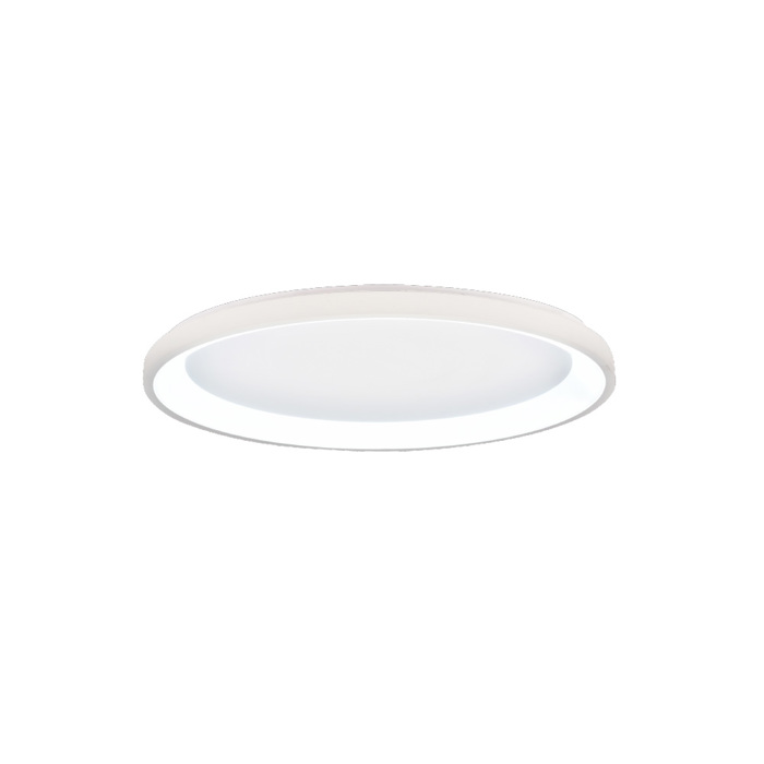 Inlight Plafoniera Orofis LED 28W 3CCT apo Lefko Metallo kai Akruliko F80x5cm (42044-B-White)