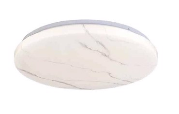 InLight Πλαφονιέρα Οροφής LED 18W 4CCT από Λευκό Ακρυλικό Φ30cm (42050-C-Λευκό)