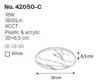 InLight Plafoniera Orofis LED 18W 4CCT apo Lefko Akruliko F30cm (42050-C-Lefko)