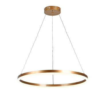 InLight Κρεμαστό Φωτιστικό Οροφής LED 45W 3CCT Χρυσό 6095-C-Golden