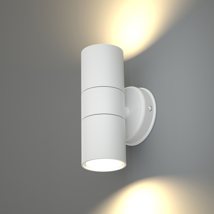 ItLighting Aplika Ex. Xorou 'Ouachita' Up-Down ABS Lefki 2xGU10 7.3x11.3x15.2cm 80200624