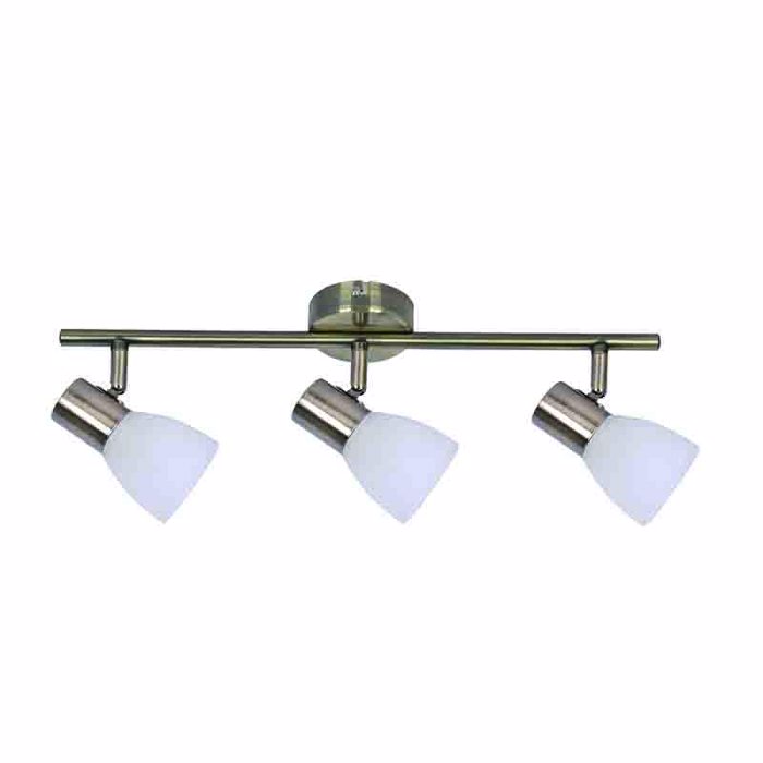 InLight Epitoixio spot apo metallo se oxunte apoxrosi 3xE14 60cm (9065-3F-Oxunte)
