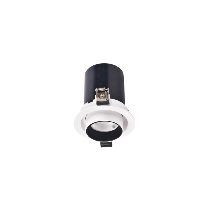 Inlight Downlight Spot 10W 3CCT se Lefki kai Mavri Apoxrosi 8.5x10.2cm (X00180WB)
