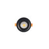 Inlight Downlight Spot GU10 se Mavri Apoxrosi 6cm (X00340B)