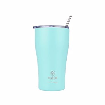 Estia Θερμός Coffee Mug SAVE THE AEGEAN 500ml Bermuda Green 01-23171