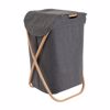 Estia Kalathi Apluton Bamboo Essentials me Thiki Poluestera Ptussomeno 40X40X70cm 02-13158