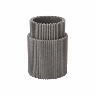 Estia Ποτηράκι Μπάνιου Wire Resin Γκρι Φ8.2x11.2cm 02-25786