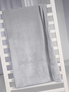 Guy Laroche Beloute Bebe Kouberta Logo Silver 110x140cm