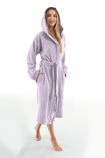 Guy Laroche Μπουρνούζι με κουκούλα CASUAL ΛΙΛΑ MEDIUM