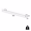 Tiger Colar Kremastra 60 cm Polished stainless steel 1313630346