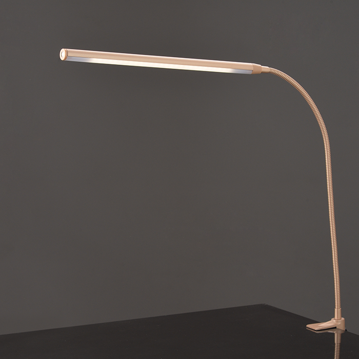 ACA Fotistiko Gafeiou me LED Fusiko Lefko ''DELGADO'' Metalliko Xruso me Efkampto Braxiona 35.5x85cm 16055LEDGOC