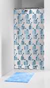 Sealskin Tropic 180x200 blue kourtina baniou plastiki Elemental